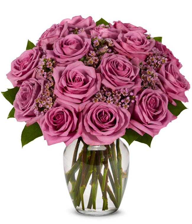 Purple Roses Lavender Roses FromYouFlowers