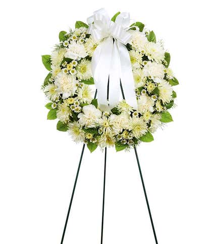 Classic Funeral Standing Spray – FormFloral