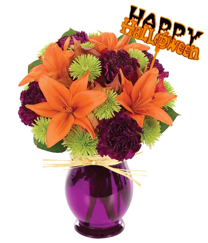 Fresh Trick & Treat Bouquet With Pick