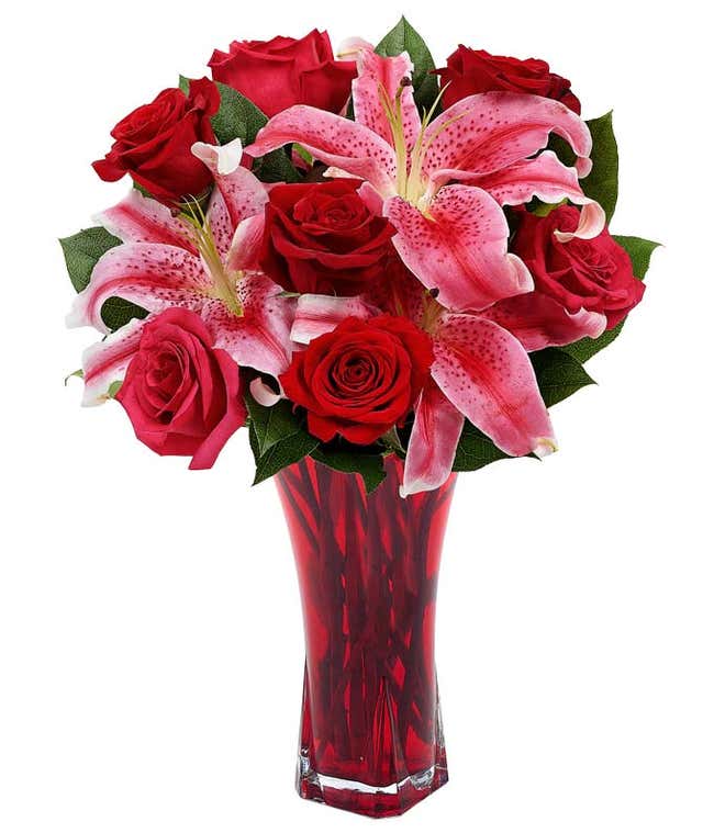 Raspberry Red Kisses Bouquet