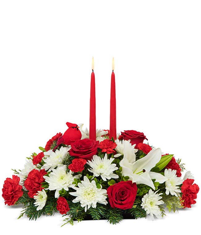 Christmas Centerpieces Christmas Flower Centerpieces