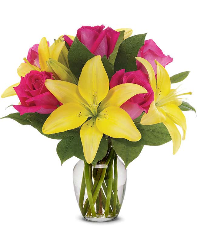 Rose and Lily Lemonade Bouquet
