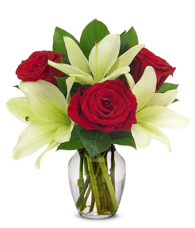 Loving Lily Rose Bouquet At From You Flowers