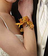 Orchid Frenzy Wrist Corsage
