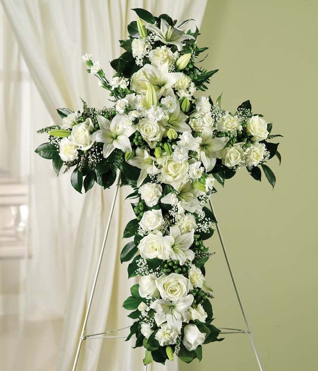 Funeral Crosses Sympathy Flower Cross Fromyouflowers®