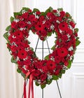 Funeral Hearts Funeral Flower Hearts FromYouFlowers