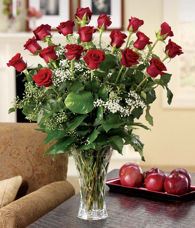 Elegant 18 Red Rose Bouquet