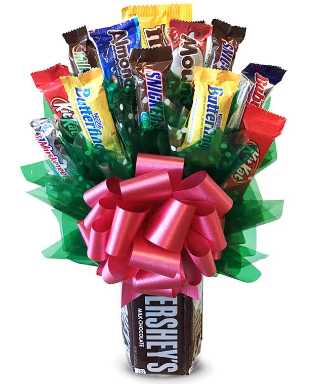 Customized Chocolate Bouquet  Chocolate bouquet, Chocolate gift boxes,  Customised gifts