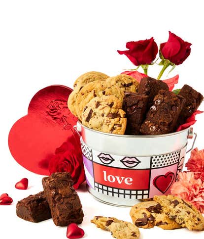 Full of Love Cookie & Brownie Sampler Bucket