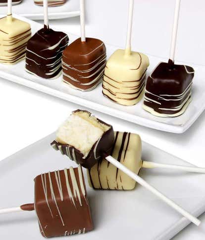 Chocolate Covered Cheesecake Pops - 10 Pieces