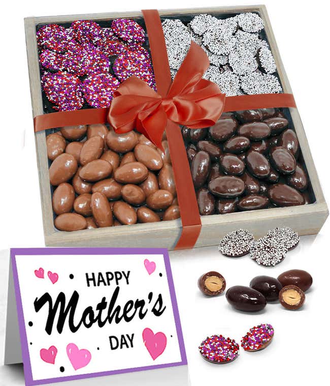 Mother's Day Almond and Nonpareils Gift Tray