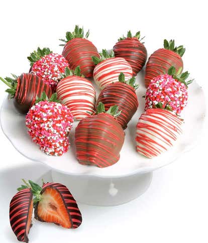 From You Flowers - Rainbow Chocolate Covered Strawberries