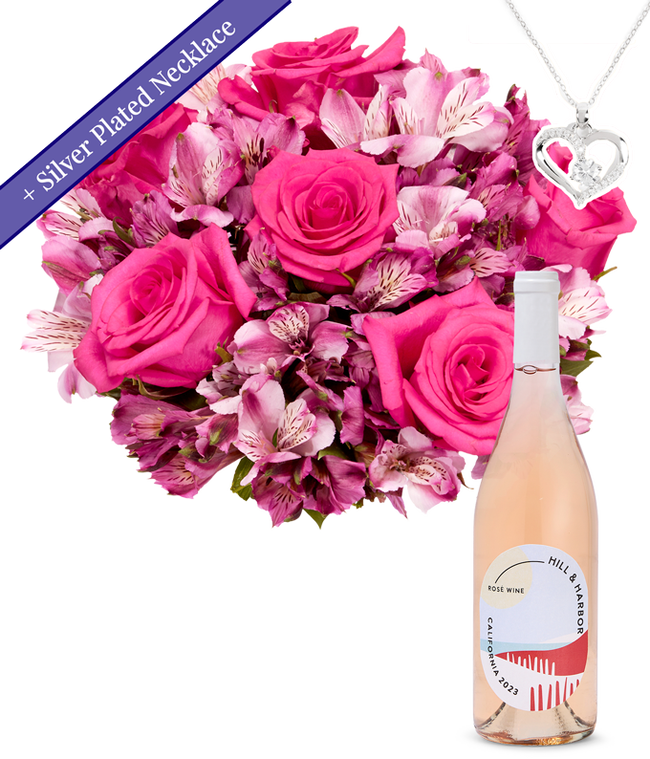 Partial image of Mother's Day Bliss Trio without vase.