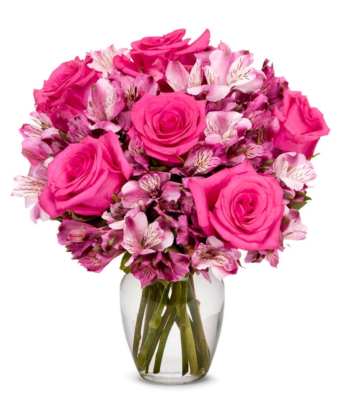 Pink Pearled Roses at From You Flowers