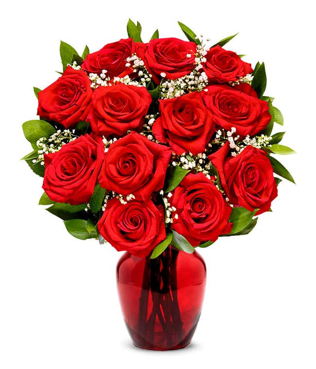 红玫瑰作为母亲节礼物