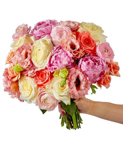 Peaceful Peony & Rose Garden
