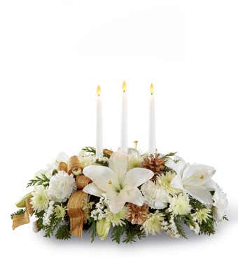 Winter Wonderland Floral Centerpiece