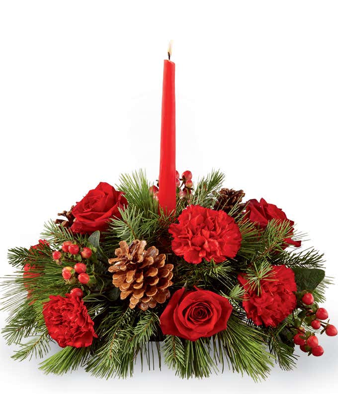 Christmas Centerpieces Christmas Flower Centerpieces