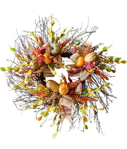 Bountiful Autumn Wreath