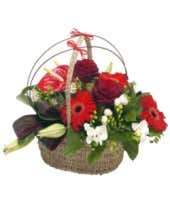 Rose and Gerbera Basket