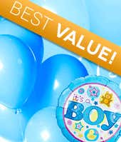 New Baby Boy Balloon Bouquet - Florist Designed 