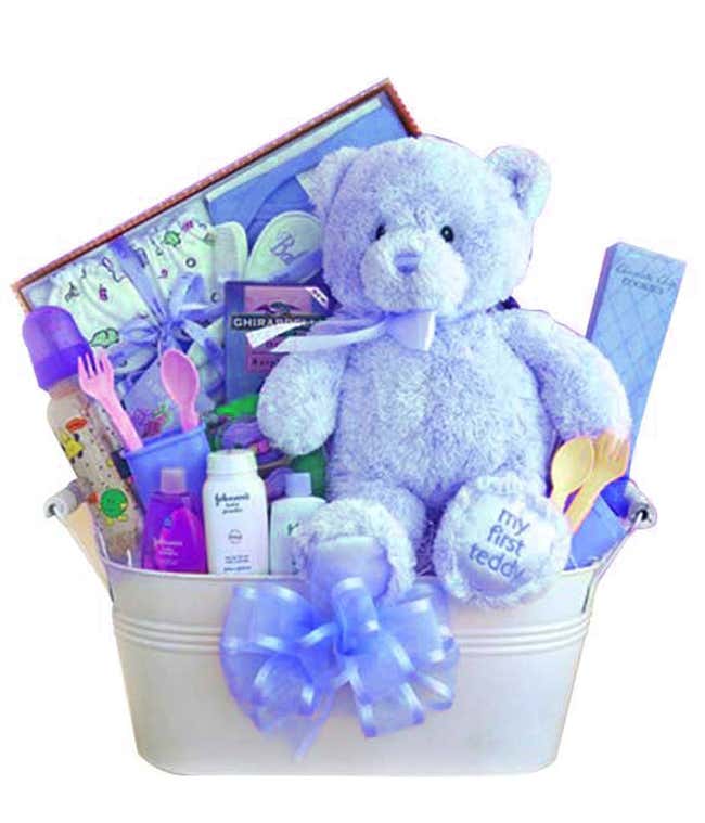 teddy bear baskets