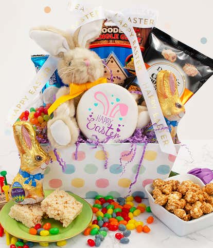 Happy Easter! Chocolate Bunny Basket