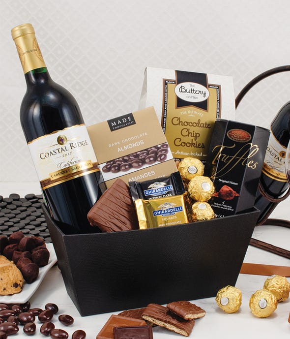 Wine Gift Baskets Wine Baskets FromYouFlowers