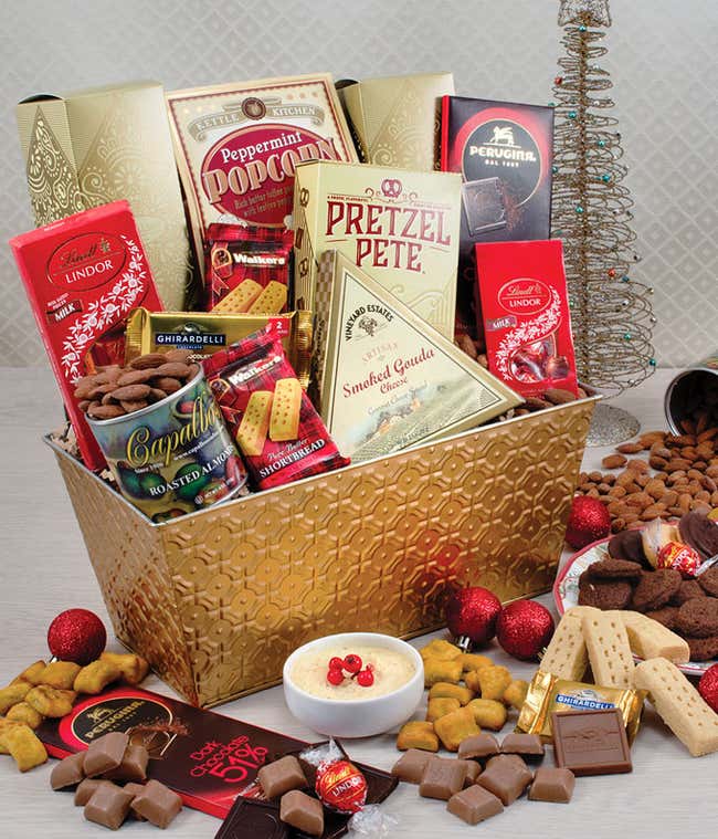 Majestic Holiday Gourmet Gift Basket 