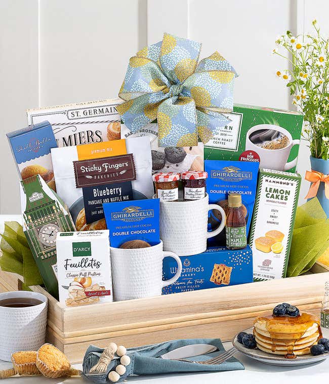 Breakfast In Bed Luxury Gift Basket