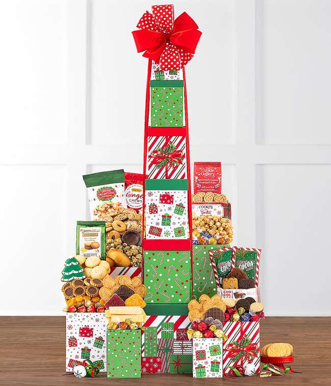 Tower of Winter Treats 