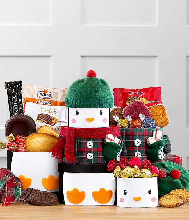 Polar Penguin Gift Tower