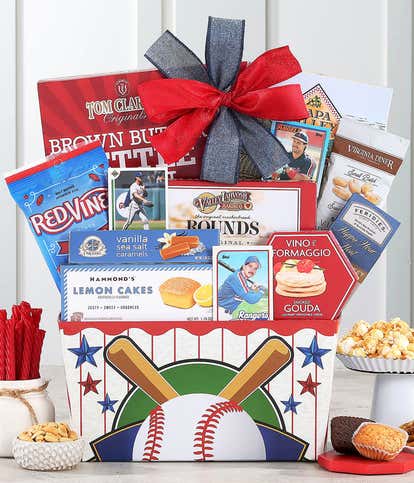 Bases Loaded Gourmet Gift Basket