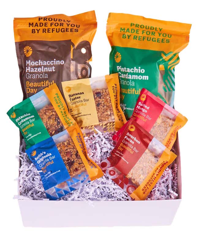 Variety granola gift basket