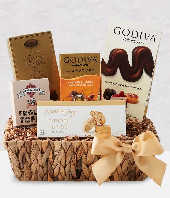 Golden Chocolate Gift Tray