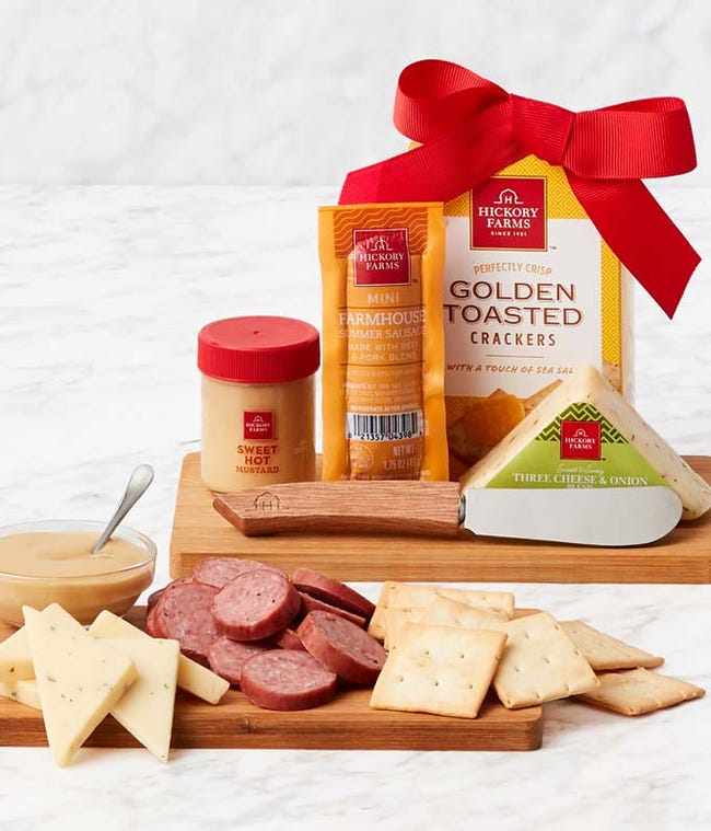 Meat and Cheese Gift Baskets Delivered