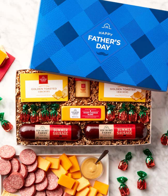 Happy Father's Day Meat &amp; Cheese Gift Box