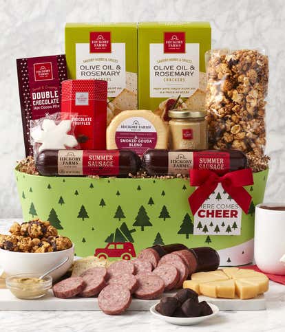 Here Comes The Cheer Gift Basket