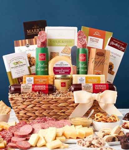 Deluxe Classic Charcuterie Gift Basket