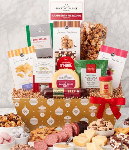 Gourmet Cheer Gift Basket
