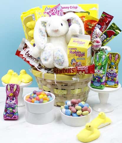 Easter Candy & Bunny Basket