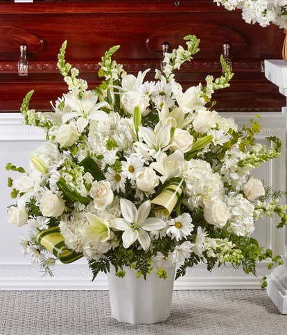 Thoughts of Tranquility Floor Basket