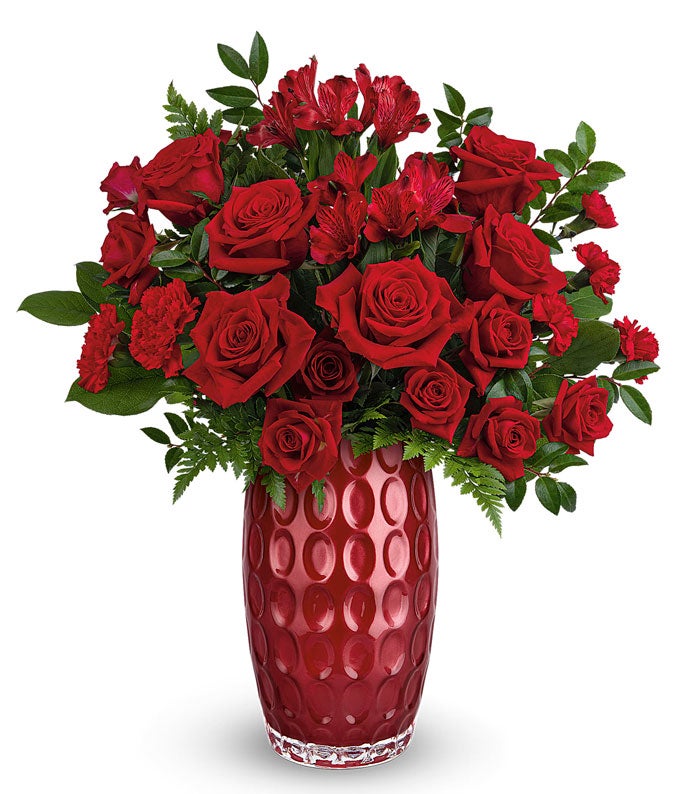 Love-Struck Crimson Bouquet