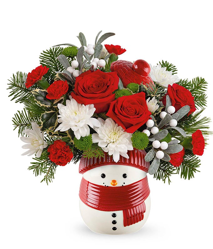 Smiling Frosty Bouquet