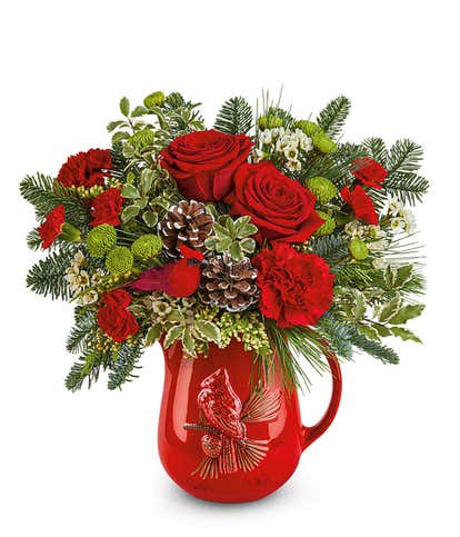 Peaceful Cardinal Bouquet