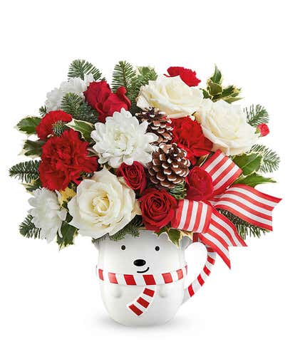 Joyful Peppermint Roses