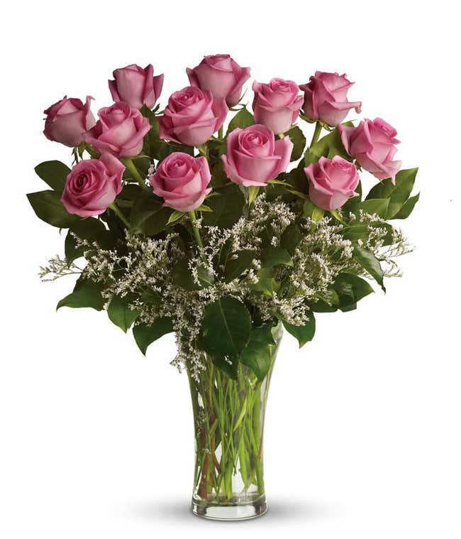 Luxury pink rose delivery