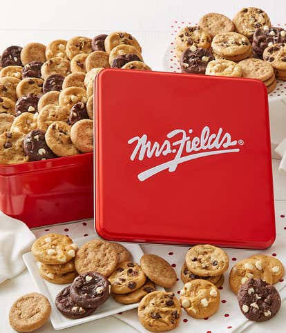 Mini Cookies Gift Tin - 90 Piece