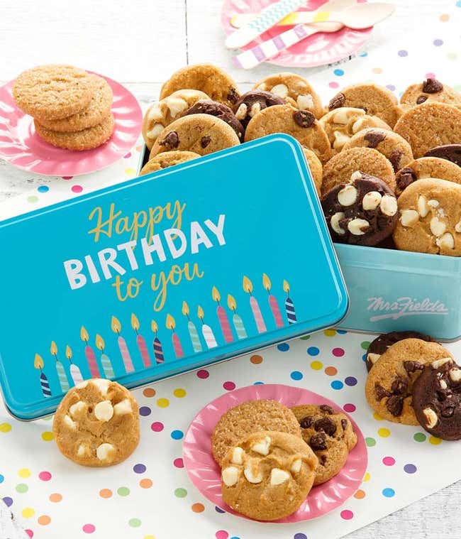 Happy Birthday! Mini Cookies - 30 Piece