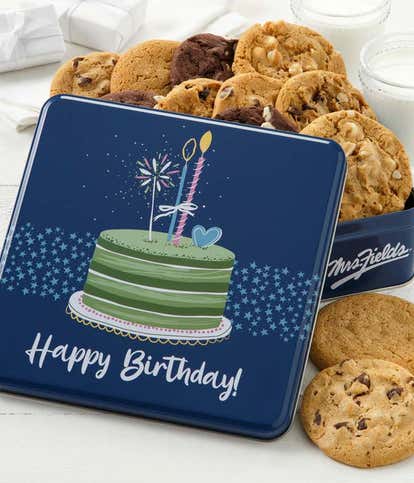 Happy Birthday! Dozen Cookies Tin